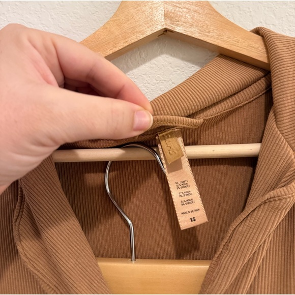 Skims Ribbed Pajama Set Size XS Tan/Brown - Picture 4 of 5